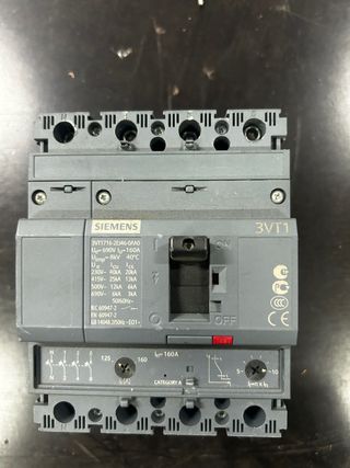 Siemens 3VT1 Interruptor Automático 160A