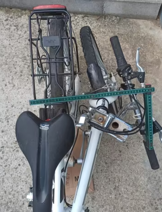 Bicicletta pieghevole in alluminio a 6 velocità