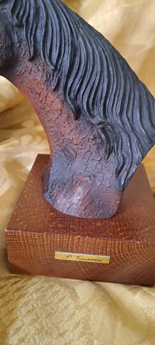 Escultura Cabeza Caballo Guerrini