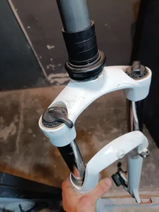 Horquilla y manillar bicicleta