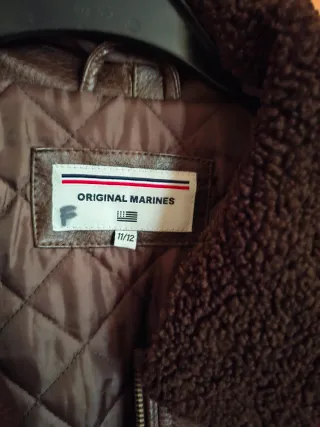 Giacca pelle Original Marines ragazzo