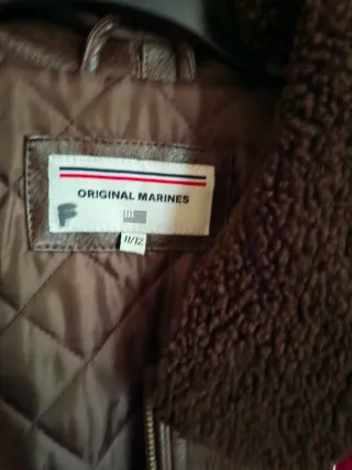 Giacca pelle Original Marines ragazzo
