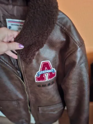 Giacca pelle Original Marines ragazzo