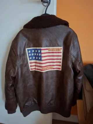 Giacca pelle Original Marines ragazzo