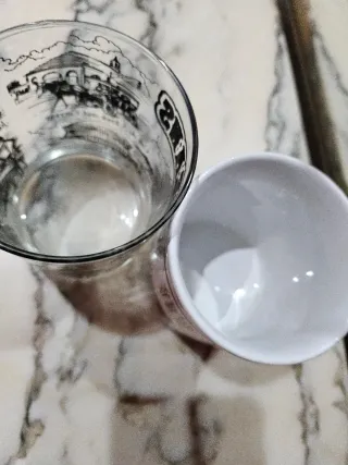 Vaso y Taza Recuerdo Vintage New Orleans