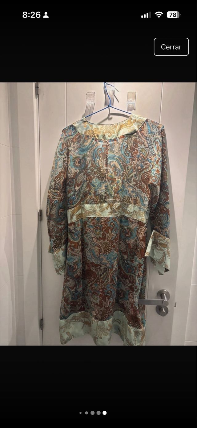 Vestido Viscosa Estampado