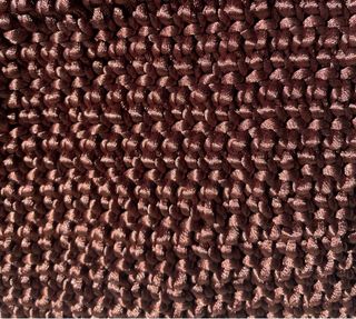 Bolso de seda marrón chocolate