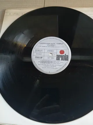 Vinilo Templo Luis Eduardo Aute