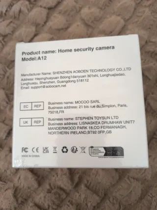 A12 Home Security Camera