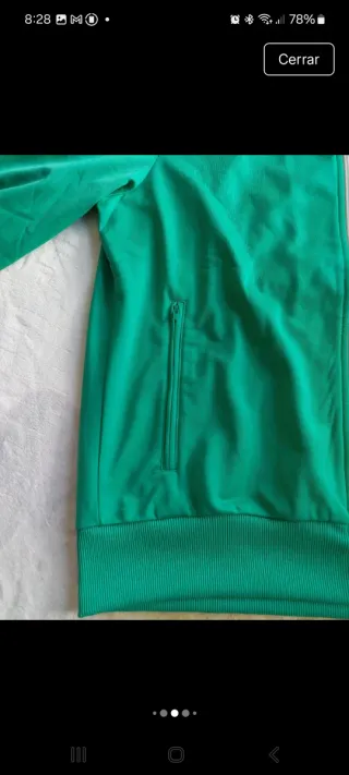 Chaqueta deportiva Puma hombre verde