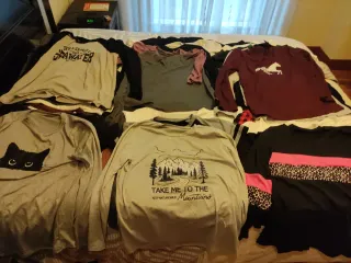 Lote 60 Camisetas Manga Corta y Larga Mujer XL