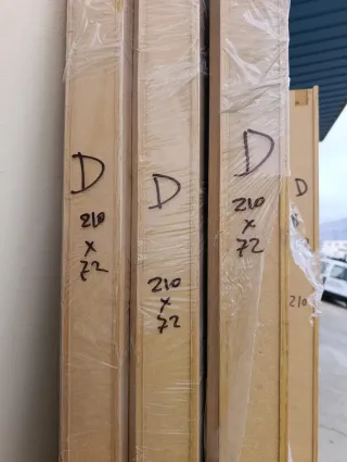 Puertas de madera 210x72