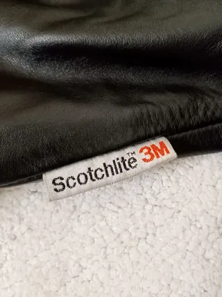 Giacca moto Held pelle nera e grigia