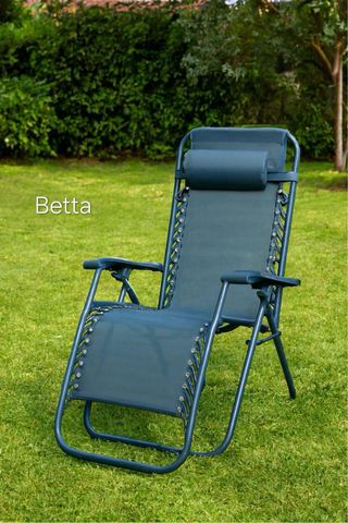 Sedia Relax Giardino Reclinabile Beige