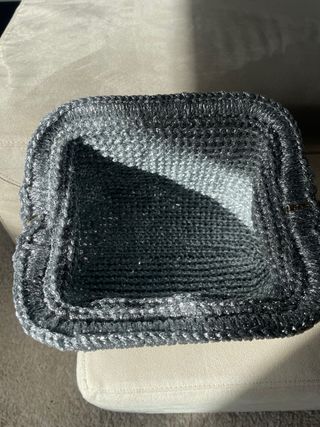 Bolso Clutch  de mano Plata