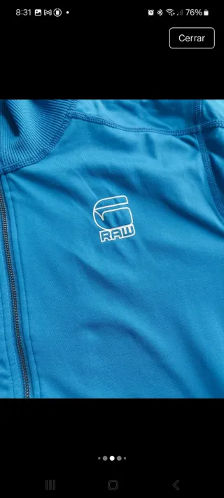 Chaqueta deportiva G-Star azul hombre