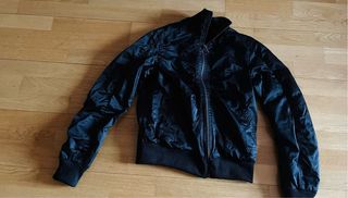 Cazadora negra mujer Talla S