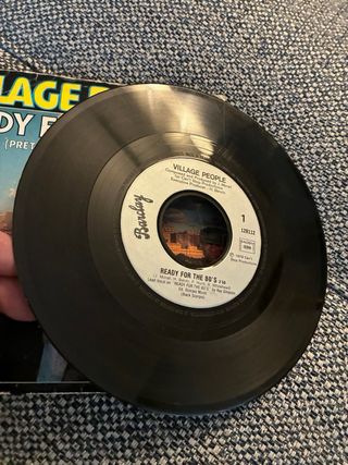 Vinilo Single Village People Ready For The 80's