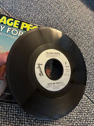 Vinilo Single Village People Ready For The 80's