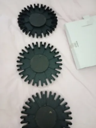 Set 3 Specchi Decorativi Raggio Sole