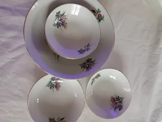 Set Macedonia Porcellana Oro