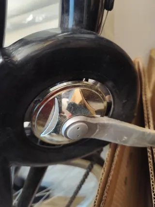 Bicicleta de mujer negra