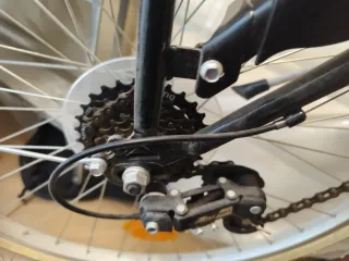 Bicicleta de mujer negra