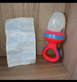 Nuby Sacchettino da suzione rosso NUOVO