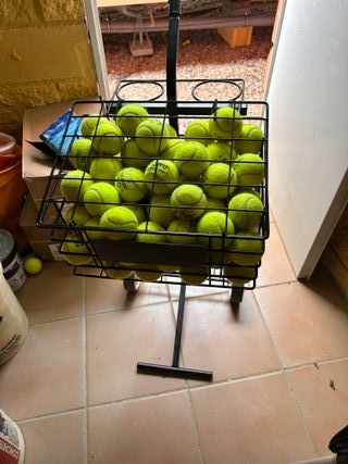Carro para pelotas de tenis