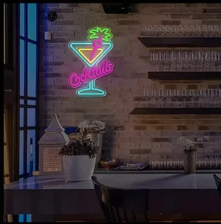 Lampada Neon LED "COCKTAILS" maxi