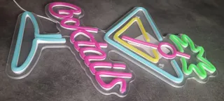 Lampada Neon LED "COCKTAILS" maxi