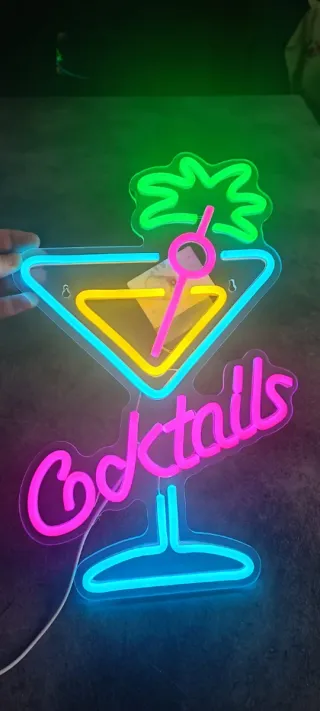 Lampada Neon LED "COCKTAILS" maxi