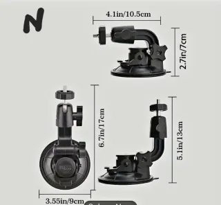 Supporto ventosa Insta360 X5/X4/X3/X2