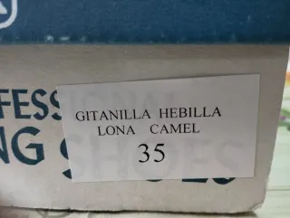 Zapatos de gitana Camel