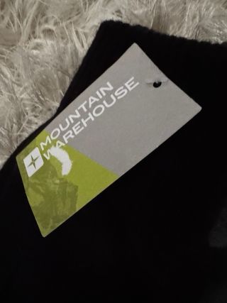 2 paia guanti Mountain Warehouse neri/grigi