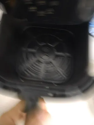 Freidora de aire negra