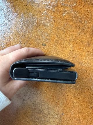 Cartera/Tarjetero Negro Fibra Carbono