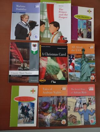 Libros en buen estado en ingles cada uno 5 euros