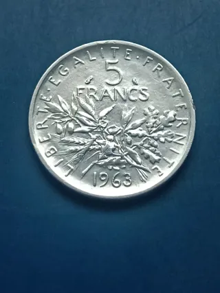 Francia 5 Francos 1963