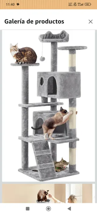 Rascador para gatos nuevo en caja