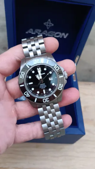 Aragon Divemaster Full Titanio A682BLK