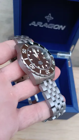 Aragon Divemaster Full Titanio A682BLK