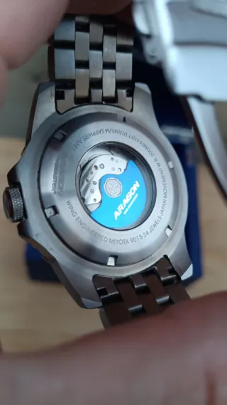 Aragon Divemaster Full Titanio A682BLK