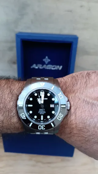 Aragon Divemaster Full Titanio A682BLK