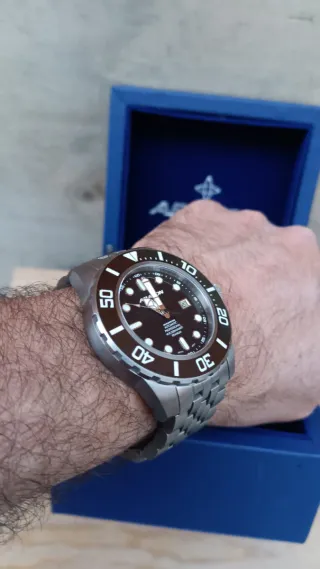 Aragon Divemaster Full Titanio A682BLK