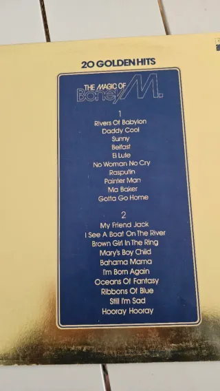 Lote 4 Vinilos Boney M. originales.