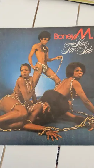 Lote 4 Vinilos Boney M. originales.