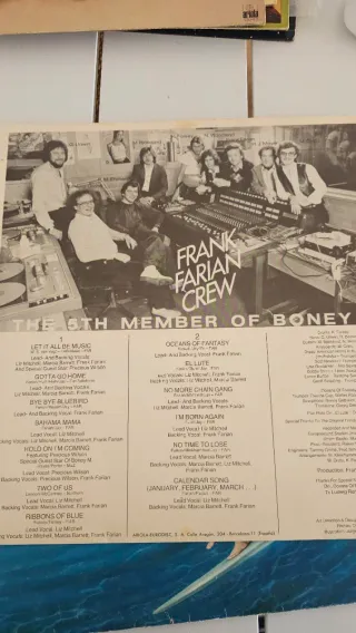 Lote 4 Vinilos Boney M. originales.