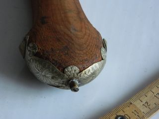 Coltello Koummya ottone e argento cesellato