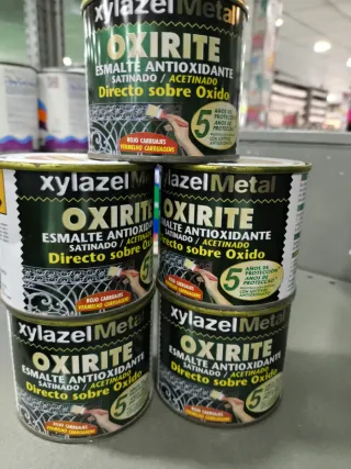 Lote 5x250ml Oxirite Satinado Rojo Carruaje